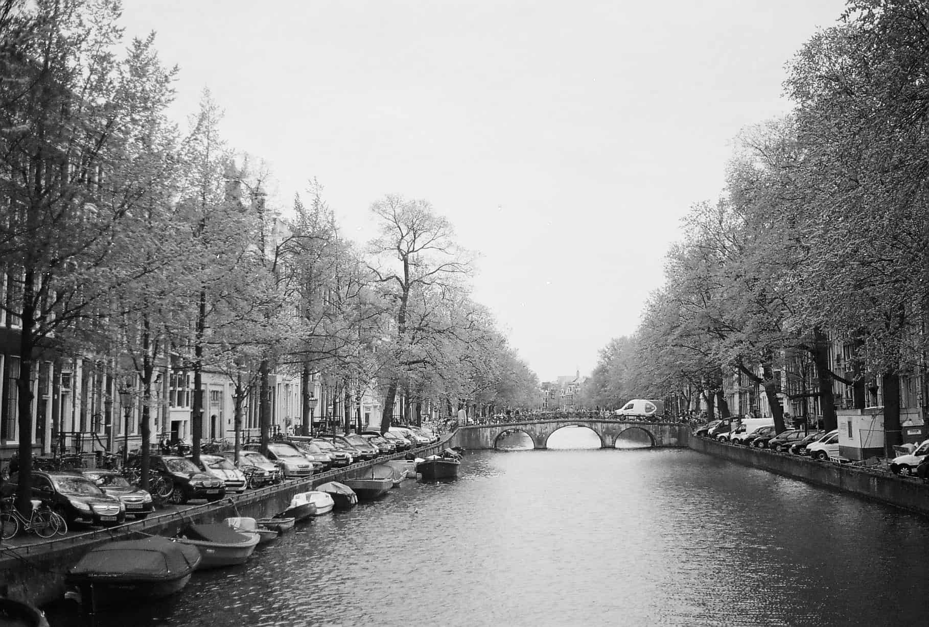 Amsterdam Canal BW