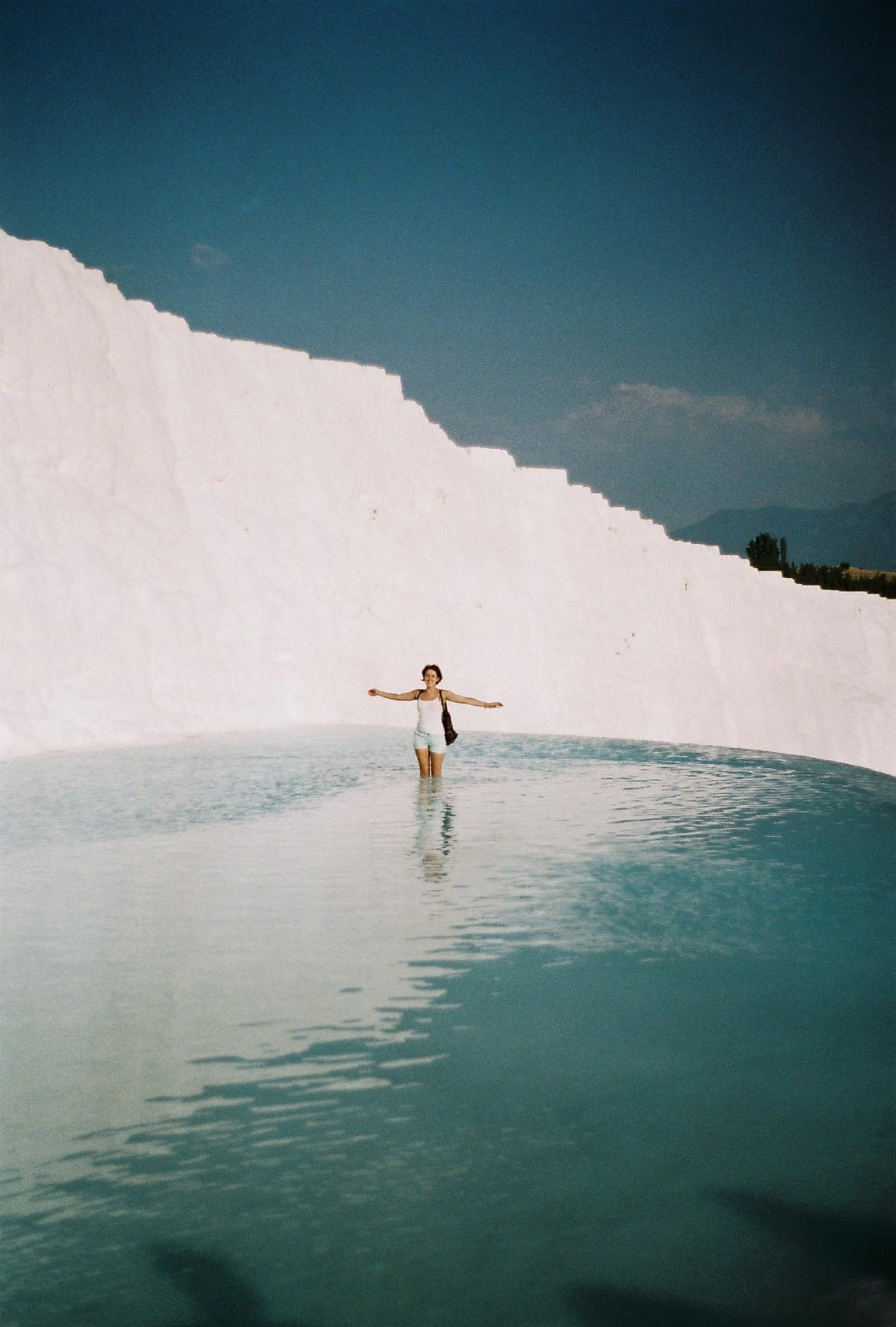Lucy in the Travertines of Pamukkale