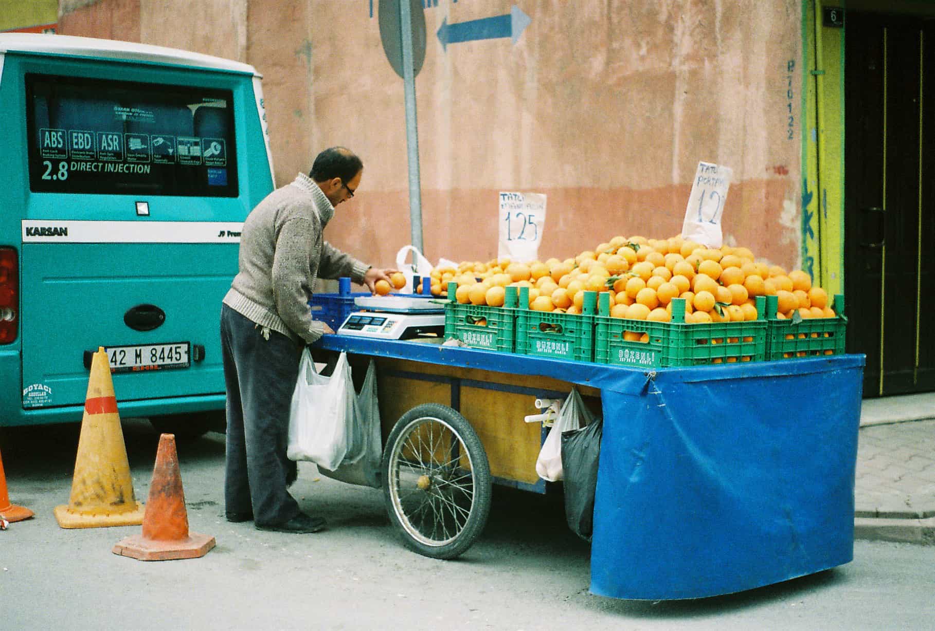 Orange Vendor in Konya (Konya, Turkey's Mystical City)