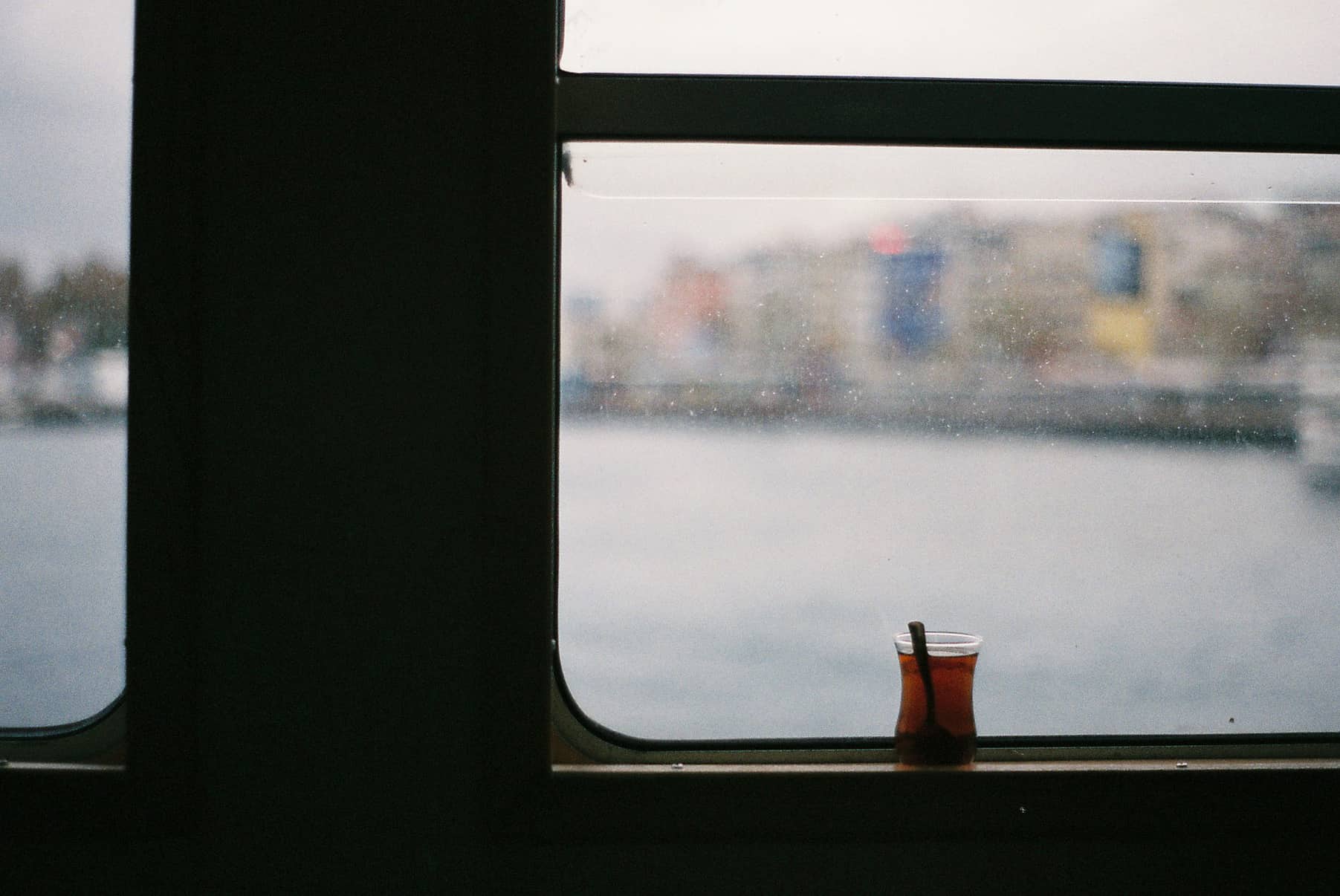 Cay on the Ferry in the Rain (Istanbul's Gray Days)