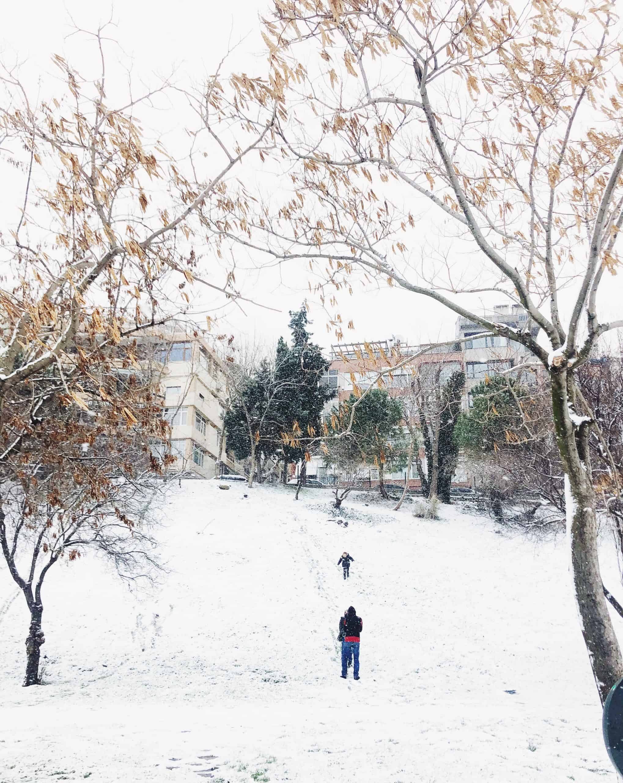 snow in Istanbul